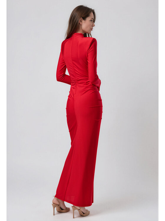 sax35th sax35th Sukienka wieczorowa ALISE Czerwony Slim Fit