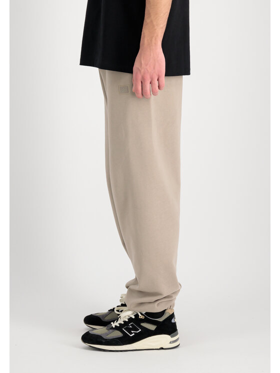 Alpha Industries Alpha Industries Joggery Alpha Essentials Rubber Logo Jogger Żółty Relaxed Fit