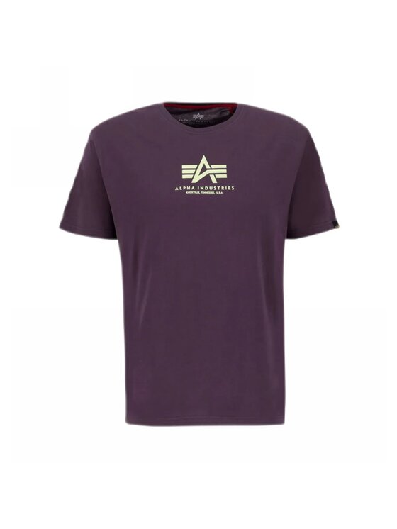 Alpha Industries Alpha Industries Tričko AI.118533 Fialová Regular Fit