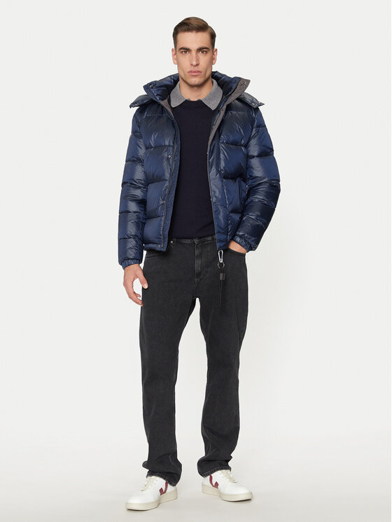 La Martina La Martina Пуховик ZMO021 PA067 Cиній Regular Fit