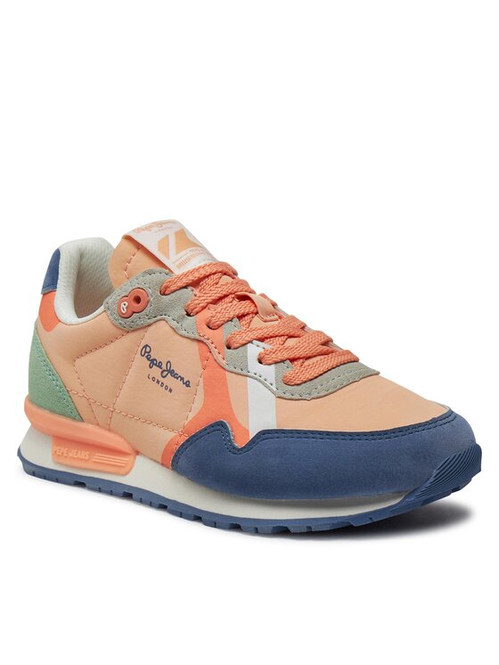 Pepe Jeans Pepe Jeans Laisvalaikio batai Brit Print G PGS40001 Oranžinė