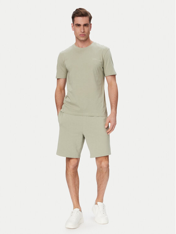 HUGO HUGO T-Shirt Dero222 50466158 Světle zelená Regular Fit