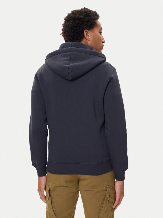 Alpha Industries Alpha Industries Pulóver Basic Zip 118342 Sötétkék Regular Fit