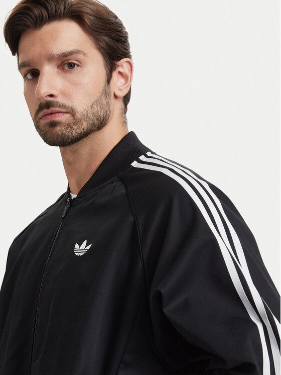 adidas adidas Bomber striukė Sst Adicolor Classics Cotton Twill Tracktop KR1371 Juoda Regular Fit