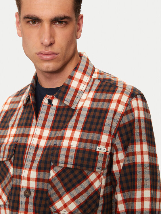 Mustang Mustang Camicia Dayton 1015622 Beige Regular Fit