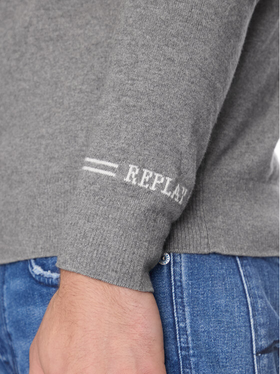 REPLAY Replay Golf UK4455.000.G23138 Szary Regular Fit
