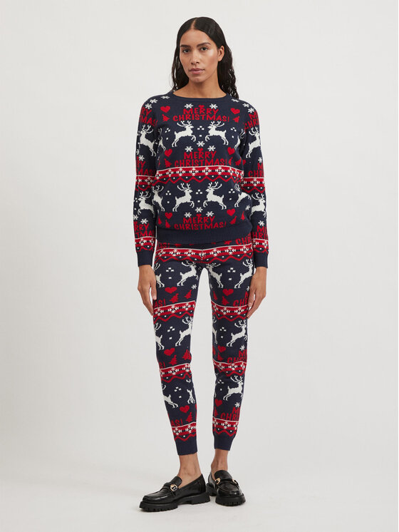 Vila Vila Pullover Anna 14071994 Dunkelblau Regular Fit