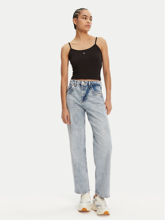 Tommy Jeans Tommy Jeans Sada 2 topů Essential DW0DW18148 Barevná Regular Fit