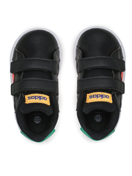 adidas adidas Sneakersy Grand Court Lifestyle Hook and Loop Shoes HP8918 Černá