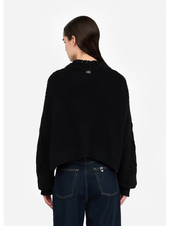 Liu Jo Liu Jo Maglione MF5442MA93O22222 Nero Regular Fit