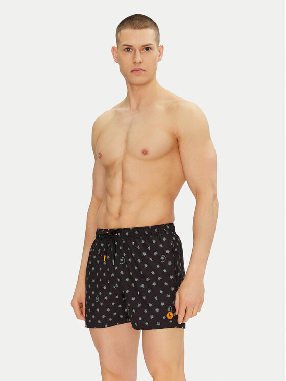 Save The Duck Save The Duck Kupaće gaće i hlače DW1222M SIPO20 Crna Regular Fit