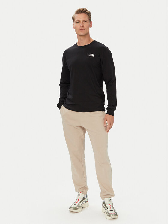 The North Face The North Face Marškinėliai ilgomis rankovėmis Evolution Box Nse NF0A8B68 Juoda Regular Fit