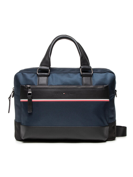 Tommy Hilfiger Torba za prenosnik 1985 Computer Bag AM0AM09261 Mornarsko modra