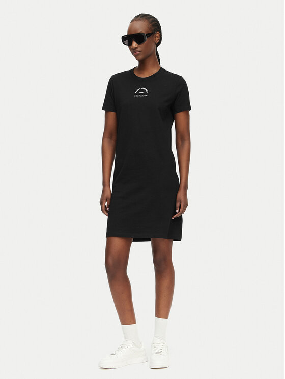 KARL LAGERFELD KARL LAGERFELD Vestito da giorno B2W13071 Nero Regular Fit
