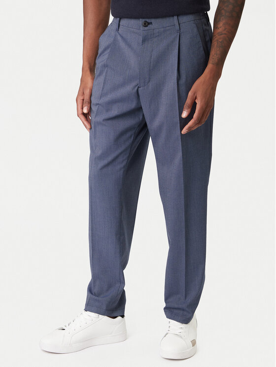 JOOP! Jeans JOOP! Jeans Medžiaginės kelnės Lead2 30101677 Tamsiai mėlyna Slim Fit