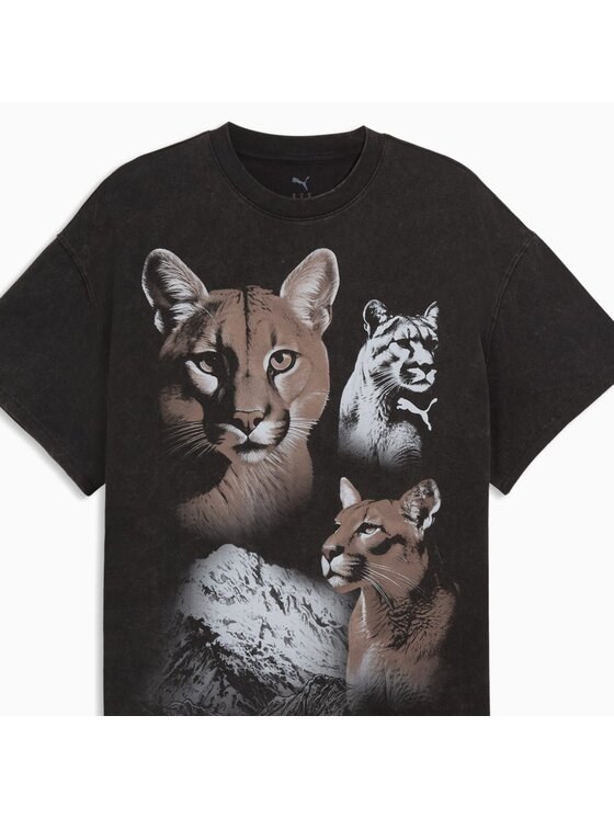 Puma Puma T-Shirt 637218 Czarny Regular Fit