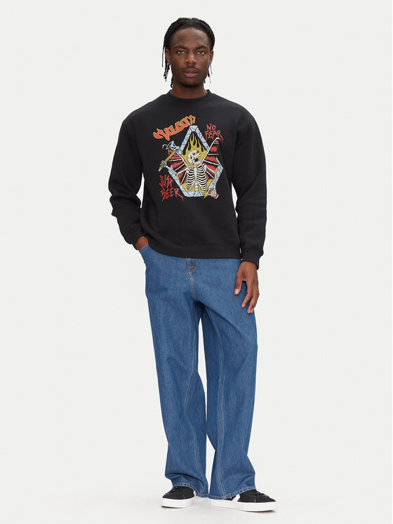Volcom Volcom Світшот Noder A4612511 Чорний Classic Fit