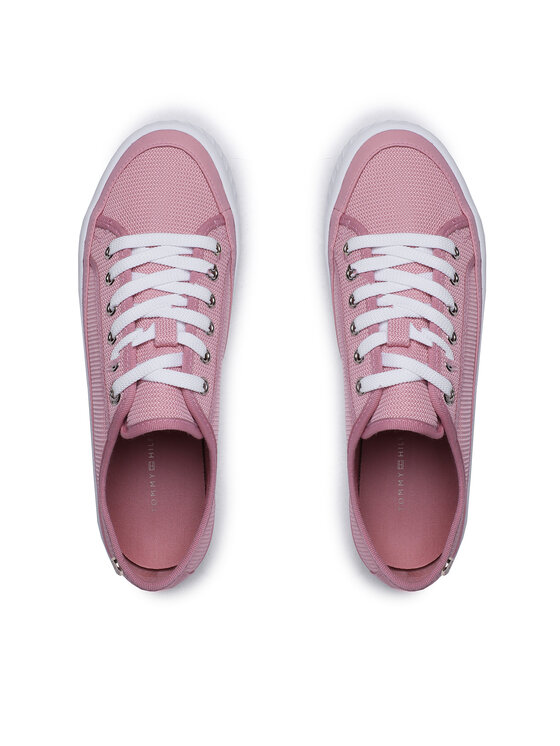Tommy Hilfiger Tommy Hilfiger Tenisówki Platform Vulcanized Sneaker FW0FW07156 Różowy