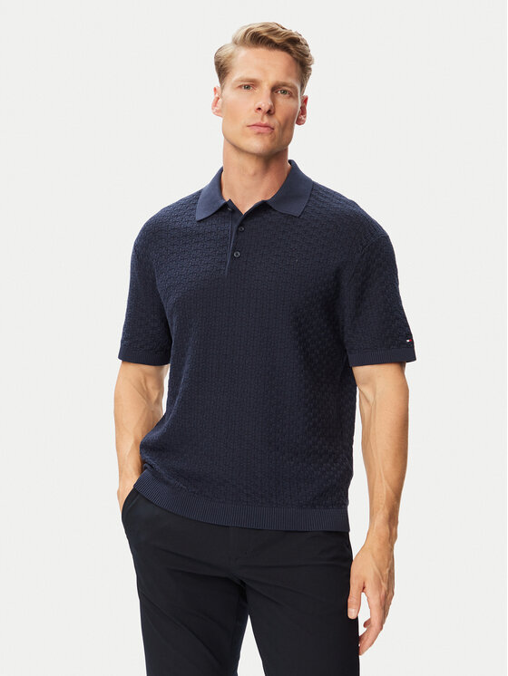 Tommy Hilfiger Tommy Hilfiger Polo MW0MW43246 Tamnoplava Regular Fit