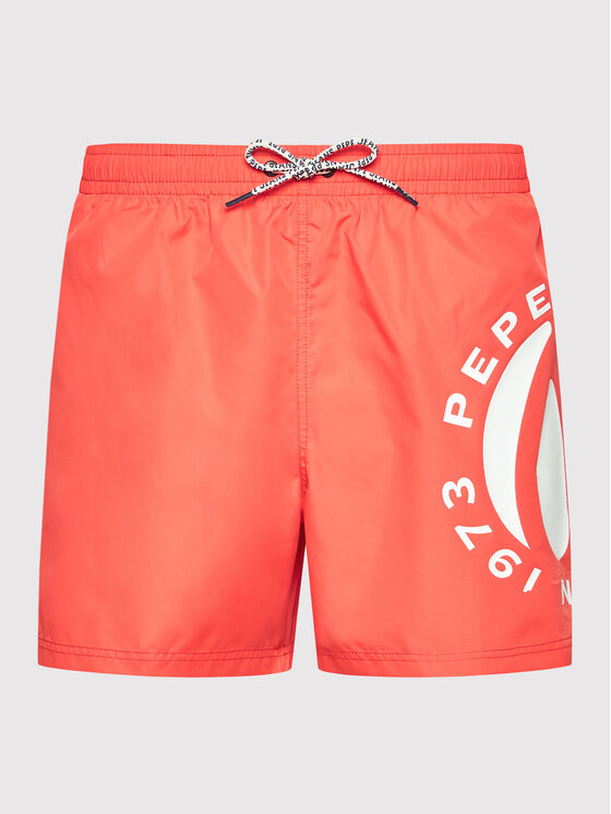 Pepe Jeans Pepe Jeans Szorty kąpielowe Renzo PMB10319 Pomarańczowy Regular Fit