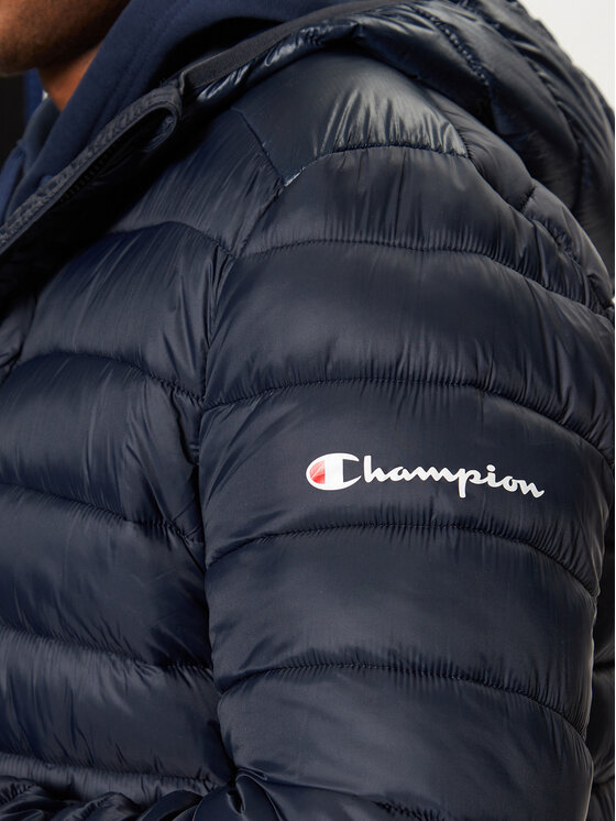 Champion Champion Žieminė striukė 220340 Tamsiai mėlyna Regular Fit