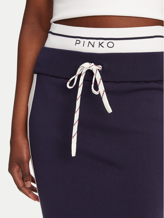 PINKO PINKO Bleistiftrock Marmolada Gonna 104740 A2FQ Dunkelblau Slim Fit