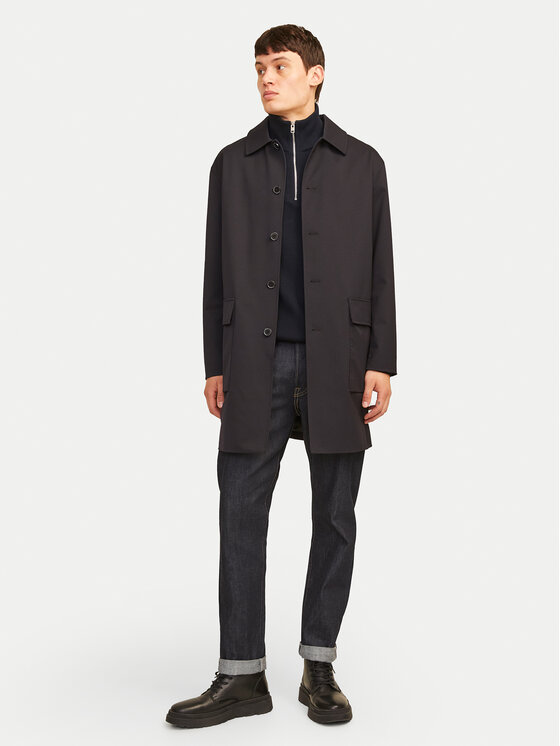 Jack & Jones Jack & Jones Sveter Perfect 12257773 Čierna Regular Fit