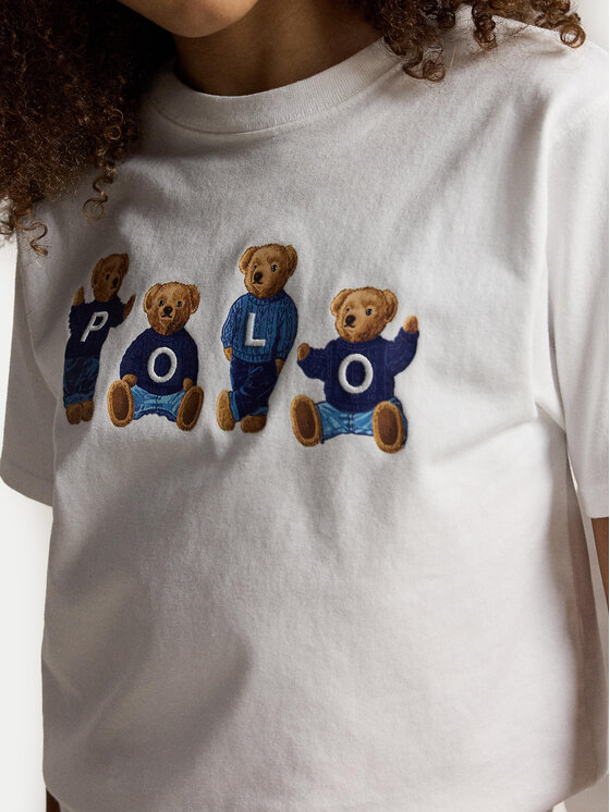 Polo Ralph Lauren Polo Ralph Lauren T-Shirt 313A11851001 Λευκό Regular Fit