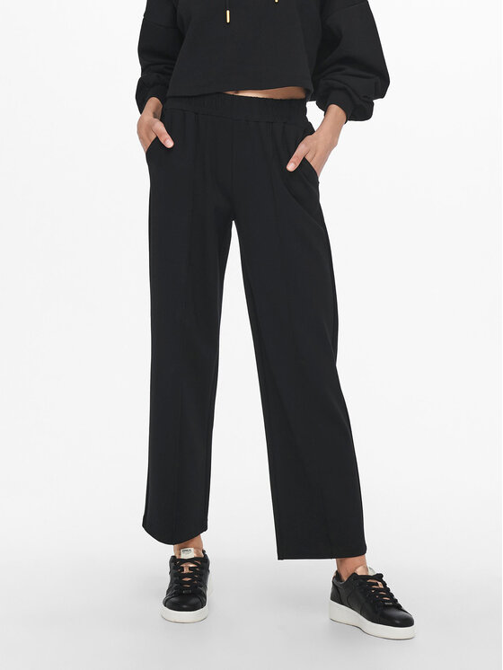 ONLY ONLY Hlače 15235076 Crna Loose Fit