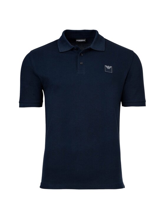 Emporio Armani Emporio Armani Polo 28222 Niebieski Comfort Fit