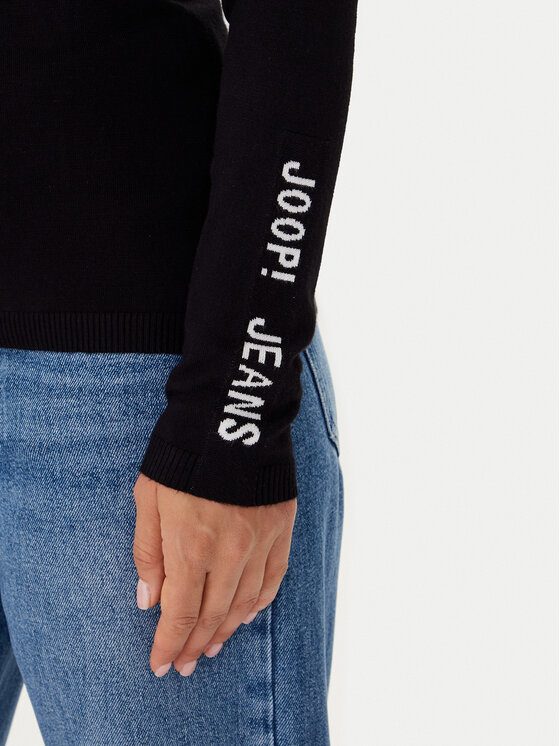 JOOP! Jeans JOOP! Jeans Bluză cu gât Kaisha 30049305 Negru Slim Fit