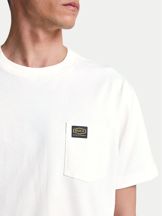 RVCA RVCA T-Shirt Americana Pocket EVYZT00127 Λευκό Relaxed Fit