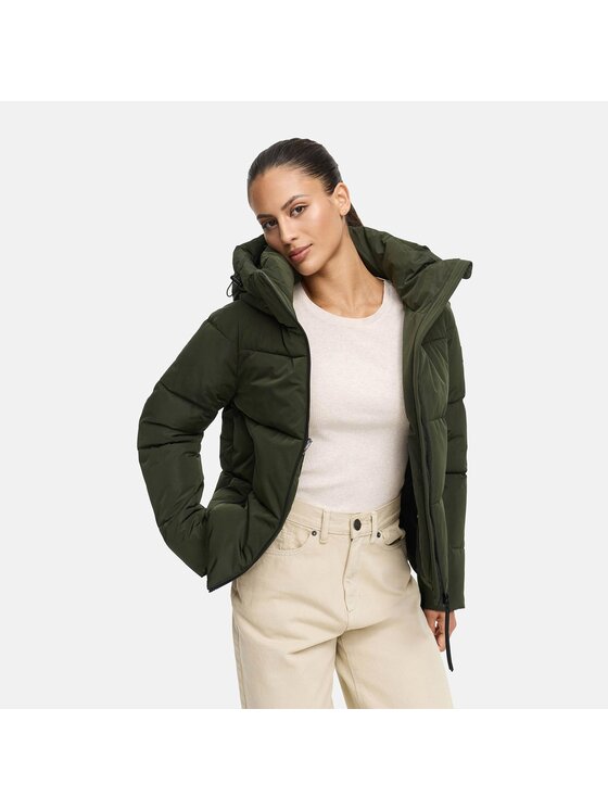 Navahoo Navahoo Kurtka zimowa Frostherz Zielony Regular Fit