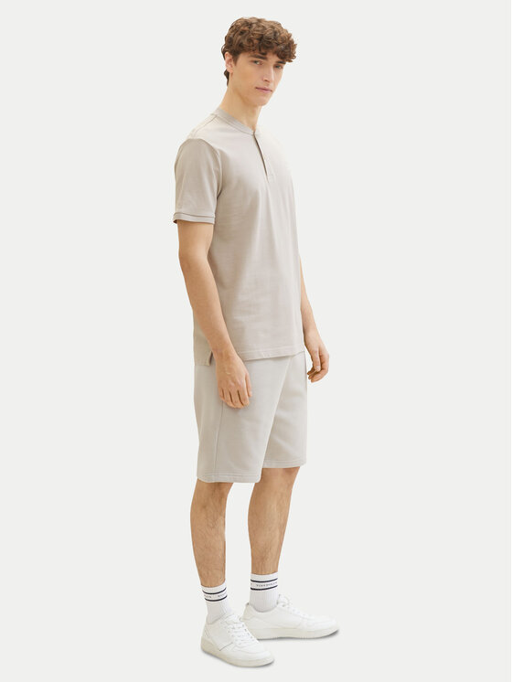 Tom Tailor Denim Tom Tailor Denim Polo 1041183 Beżowy Regular Fit