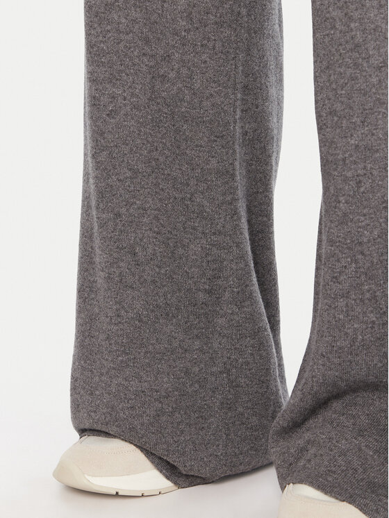 Kontatto Kontatto Spodnie dzianinowe 3M0966C Szary Relaxed Fit