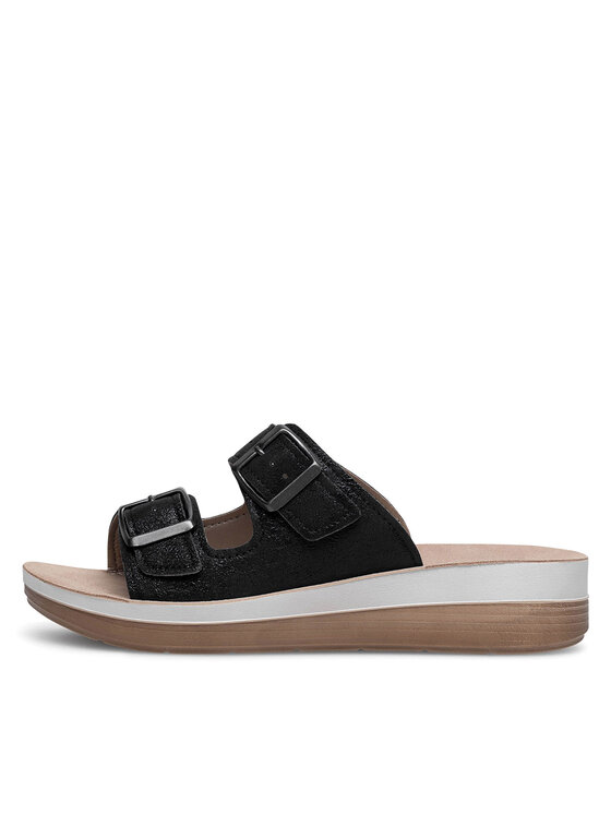 Inblu Inblu Klapki FT020400 Czarny