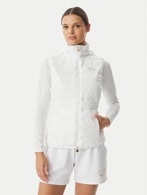 EA7 Emporio Armani Vestă 7W000472 AF12477 U0002 Alb Regular Fit