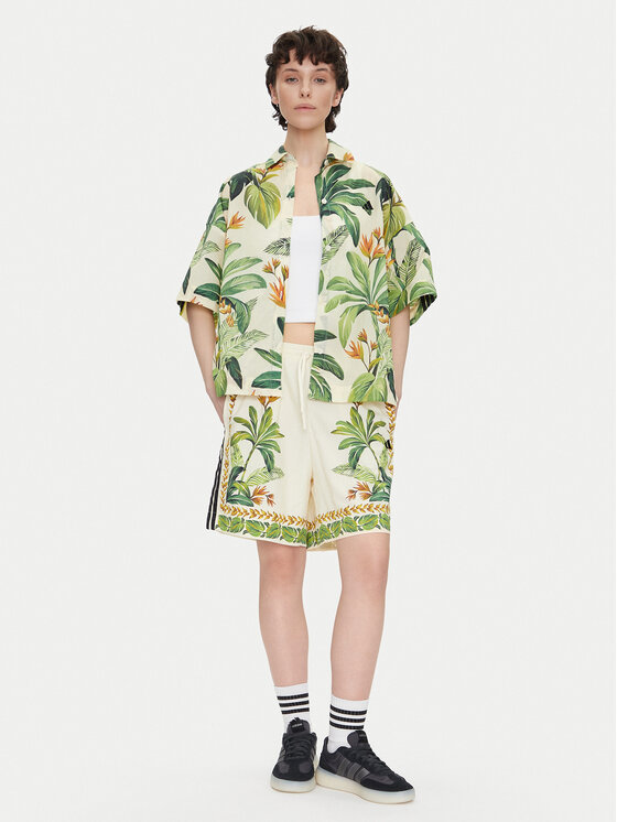 adidas adidas Sportske kratke hlače FARM Premium JD6288 Écru Loose Fit