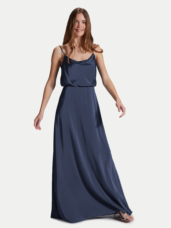 Hey Kyla Hey Kyla Sukienka wieczorowa 5AI074HK Granatowy Regular Fit