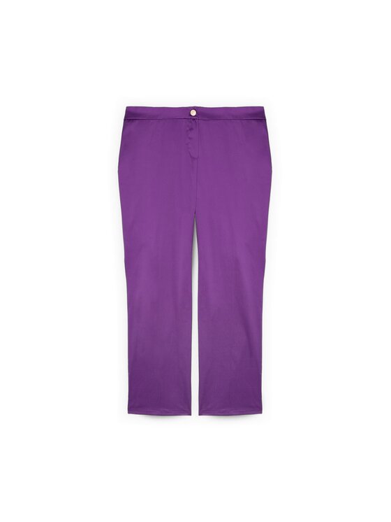 Fiorella Rubino Fiorella Rubino Pantaloni di tessuto P076T005473N029 Viola Regular Fit