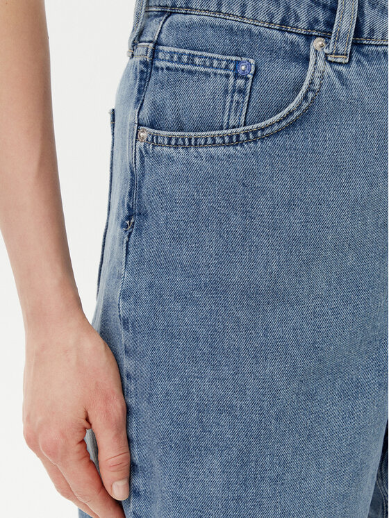 Karl Lagerfeld Jeans Karl Lagerfeld Jeans Pantaloni scurți de blugi A2W10041 Albastru Relaxed Fit