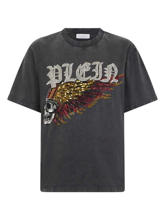 PHILIPP PLEIN PHILIPP PLEIN T-Shirt 29740 Czarny Regular Fit