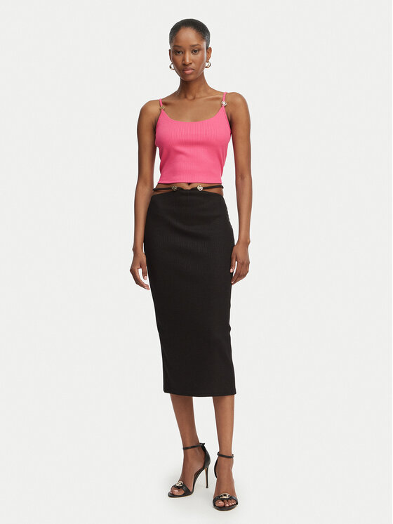 Guess Guess Top E6GP01 KG322 Ružičasta Slim Fit