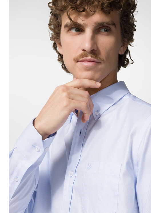 Próchnik Próchnik Koszula PM36 KO073222000070 Błękitny Slim Fit