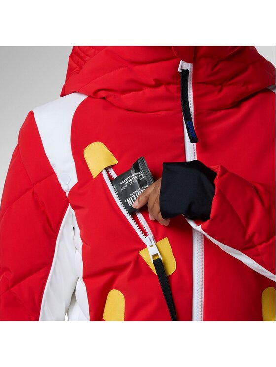 Rossignol Rossignol Kurtka narciarska W Jcc Valdiz Down Ski Jacket Czerwony Slim Fit