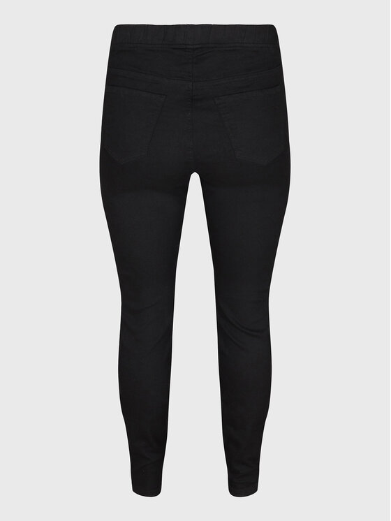 Zizzi Zizzi Jeggings J20200F Crna Slim Fit