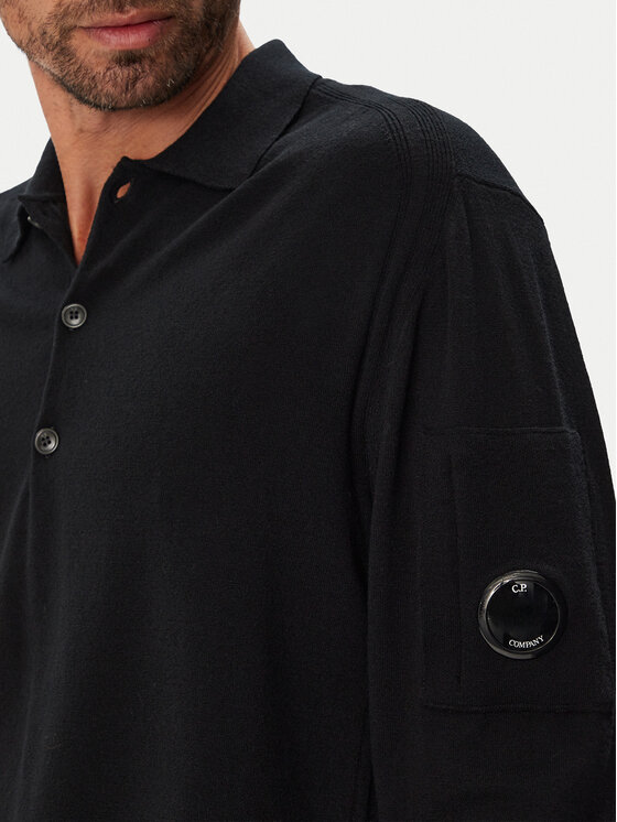 C.P. Company C.P. Company Pulover 19CMKN038A005528A Negru Regular Fit