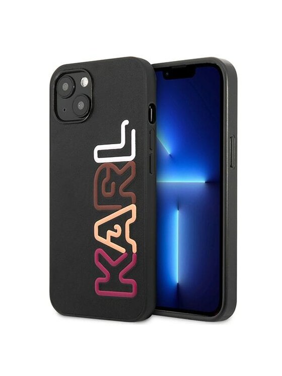 KARL LAGERFELD KARL LAGERFELD Etui na telefon Multipink Brand Czarny