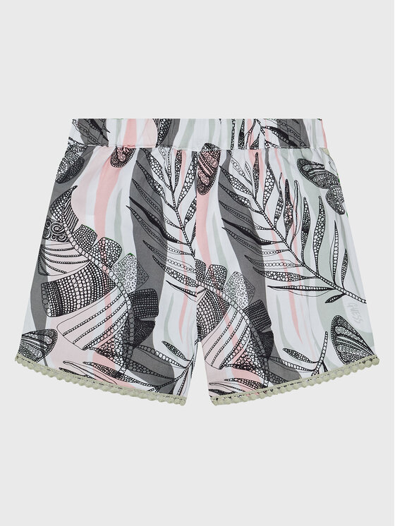 Guess Guess Pantaloncini di tessuto J3GD05 WFBN0 Verde Relaxed Fit