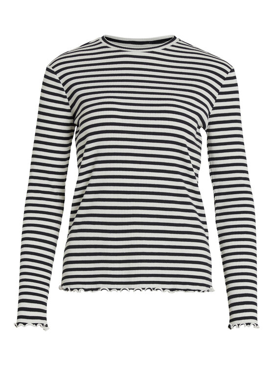 Vila Vila Bluse Thessa 14084649 Schwarz Regular Fit